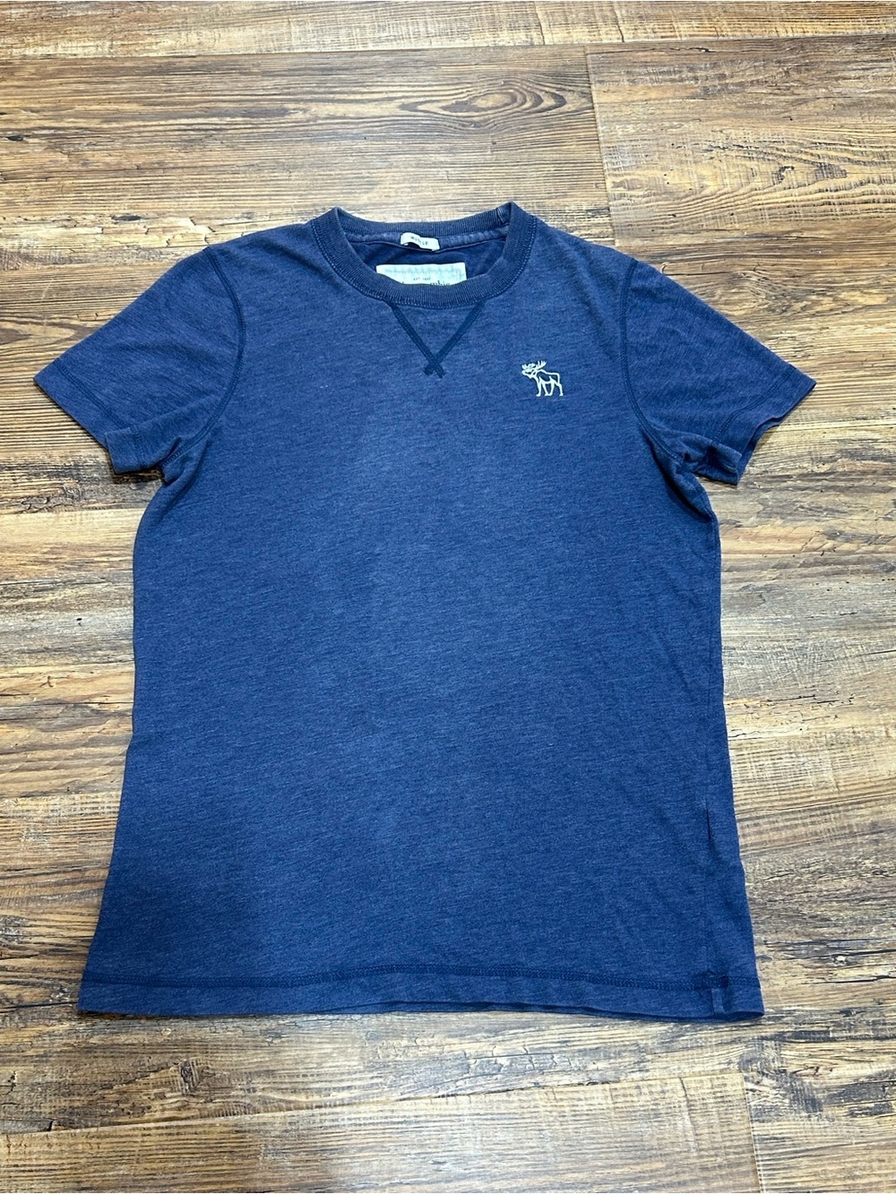 Vintage Abercrombie & Fitch Navy Blue Crewneck Tee